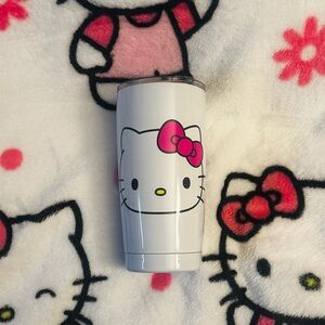 Sanrio Hello Kitty White Coffee Travel Tumbler Cup!